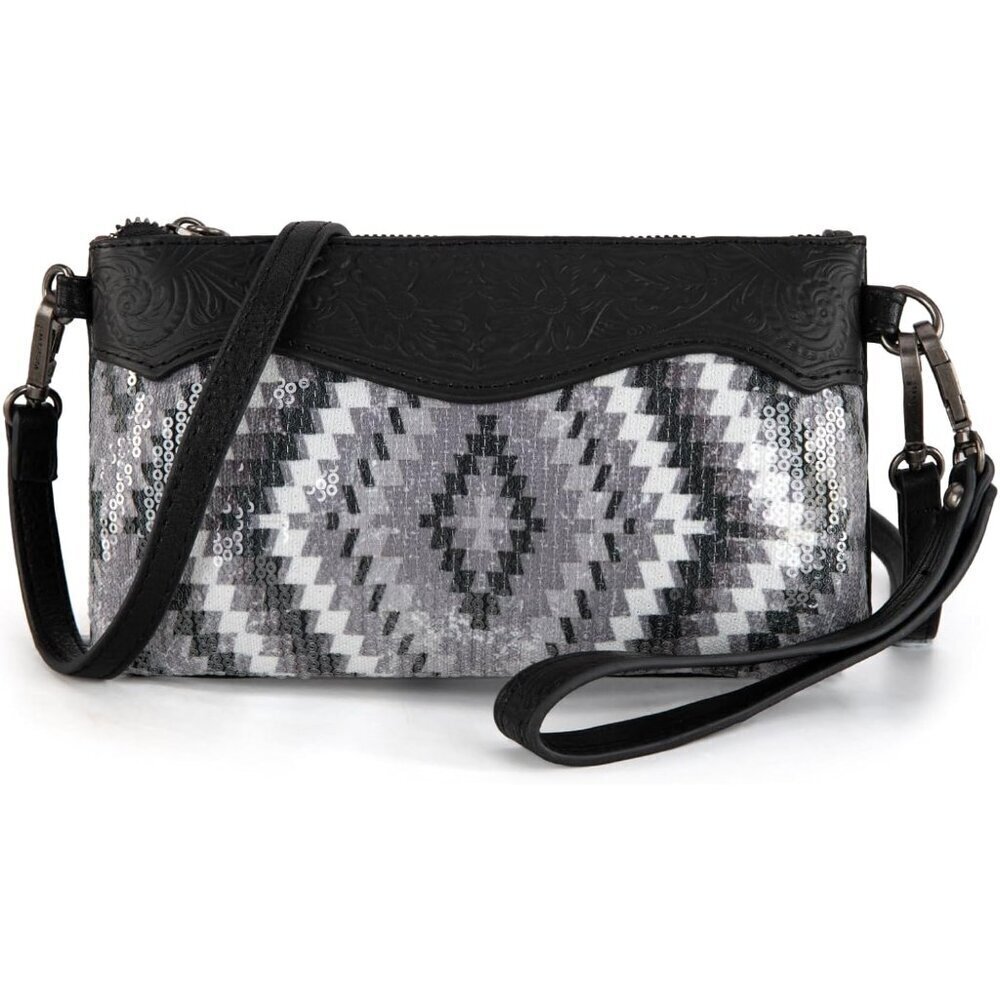 Crossbody Bag Women Vegan Leather Small Wallet with Removable Strap